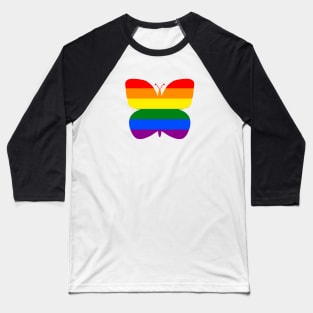 LGTBIQ+ BUTTERFLY Baseball T-Shirt